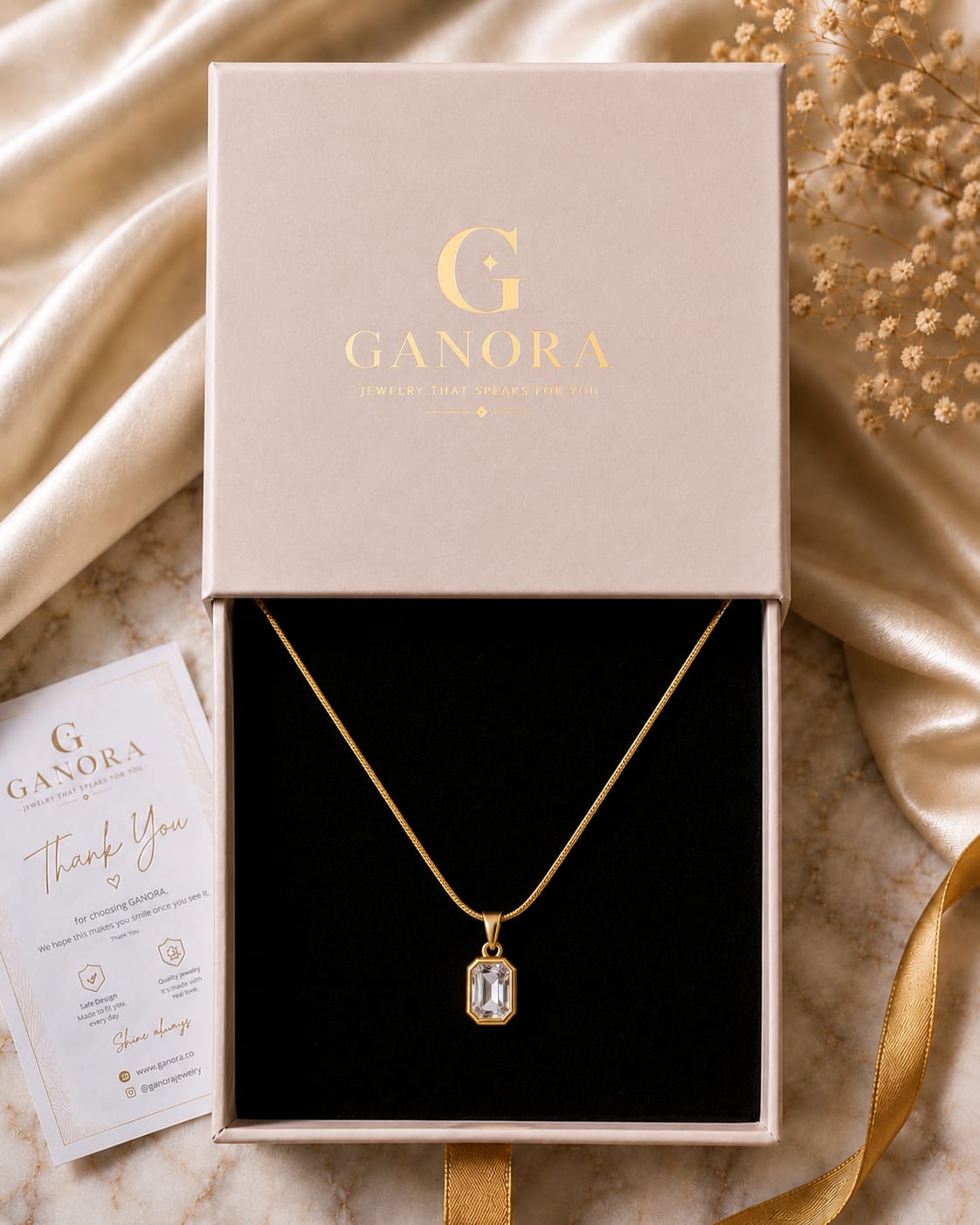 Anti Tarnish Stainless Steel Gold Stylish Necklace
