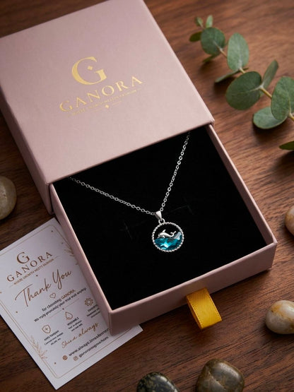 Ocean Whisper Whale Pendant Necklace