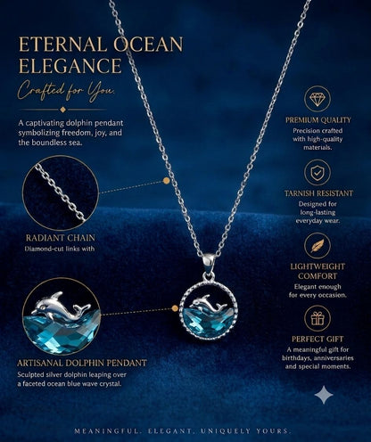 Ocean Whisper Whale Pendant Necklace